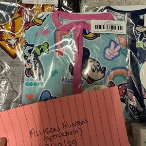 Little Sleepies Blue and Pink Kids Pajamas